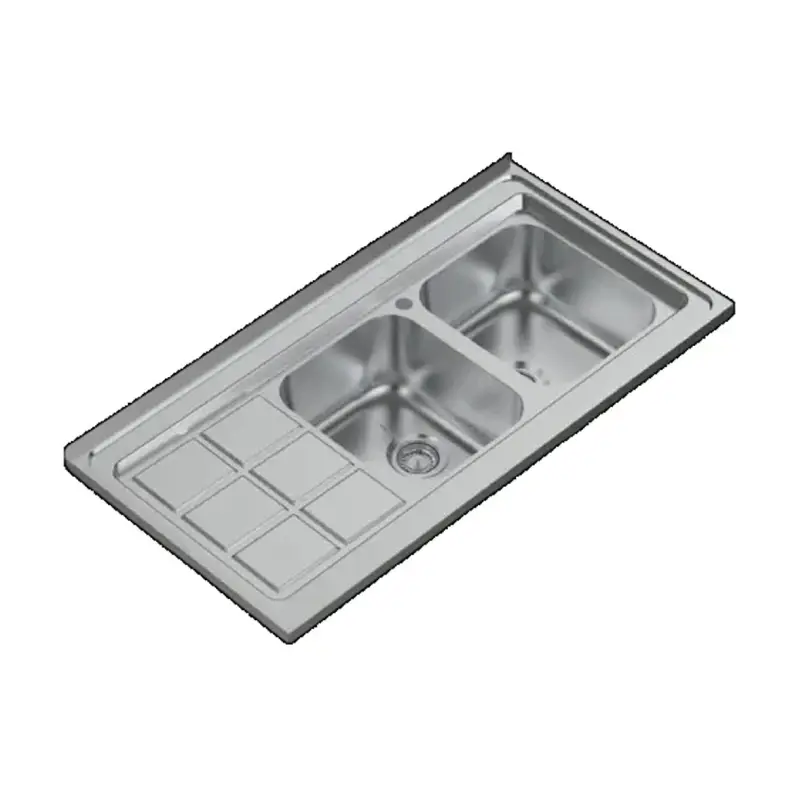 SST-102 لگن راست سینک ظرفشویی SST 102 لگن راست